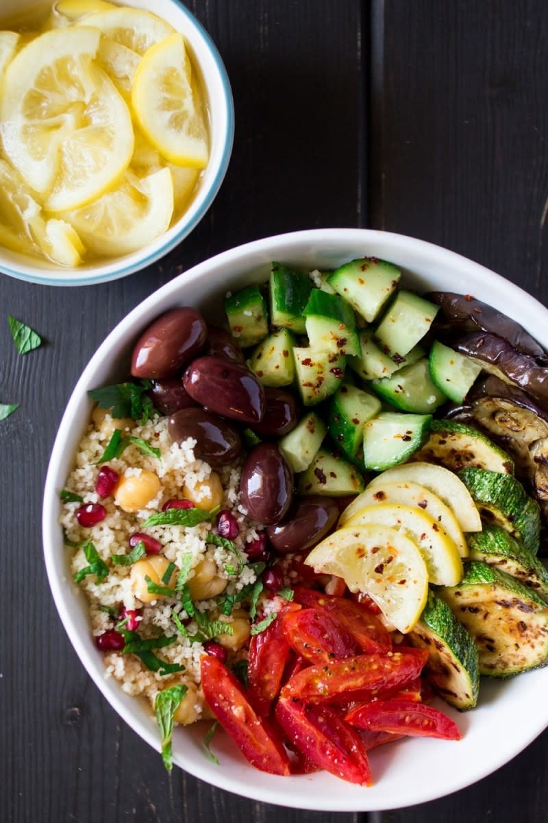 couscous and veggies