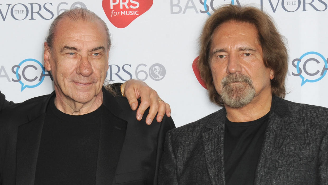  Bill Ward and Geezer Butler of Black Sabbath in 2015. 