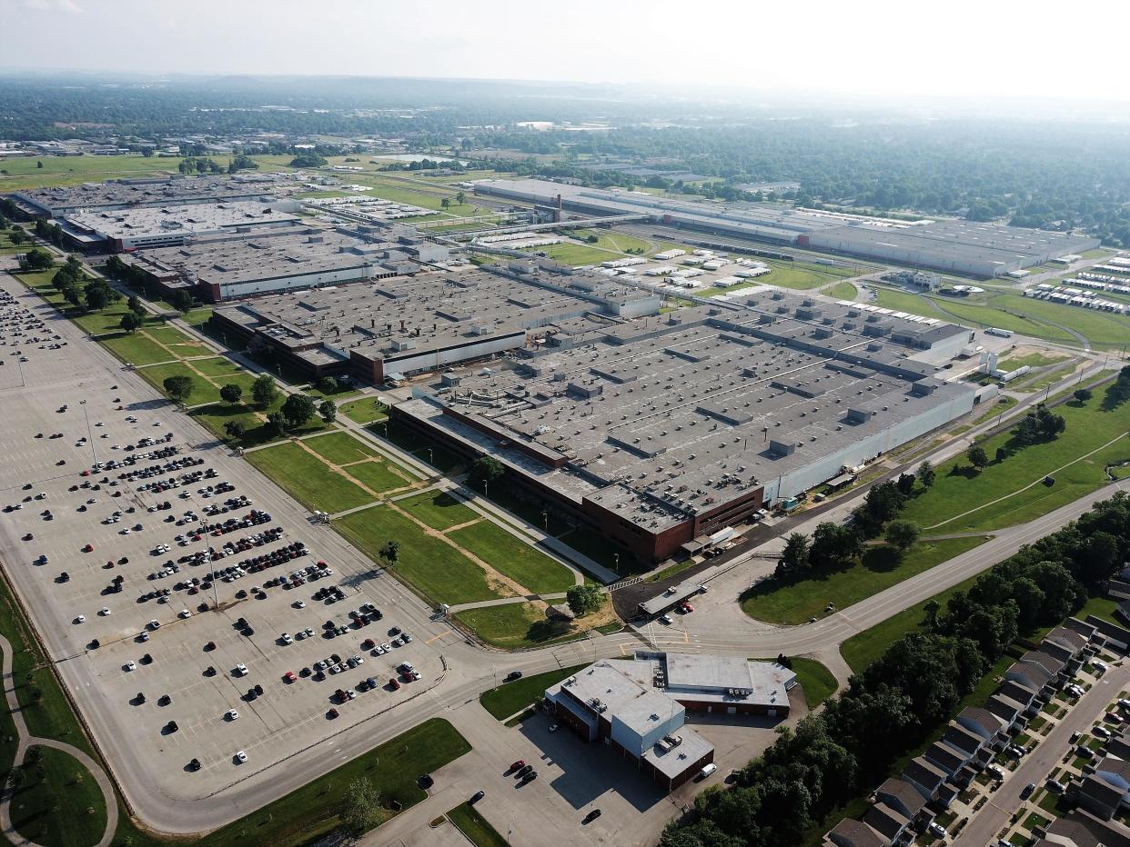 An aerial shot of GE Appliance Park in Louisville, Kentucky.