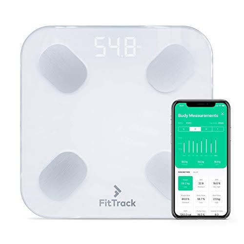 8) FitTrack Dara Smart BMI Digital Scale