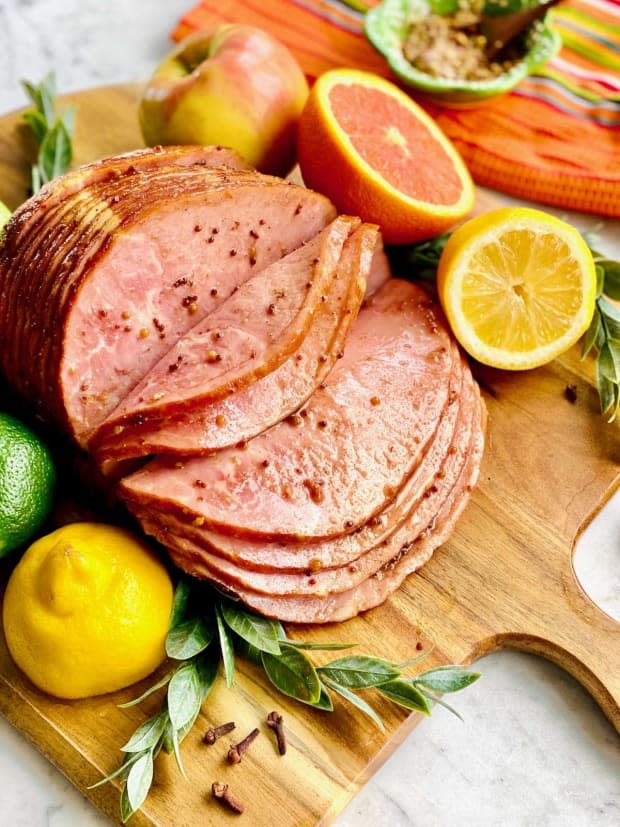 Air Fryer Holiday Ham - My Forking Life