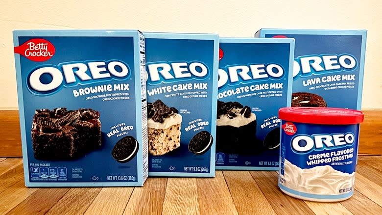 Betty Crocker Oreo baking mixes