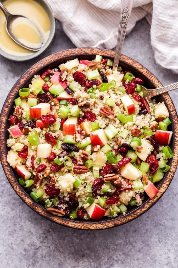 Cranberry Apple Quinoa Salad