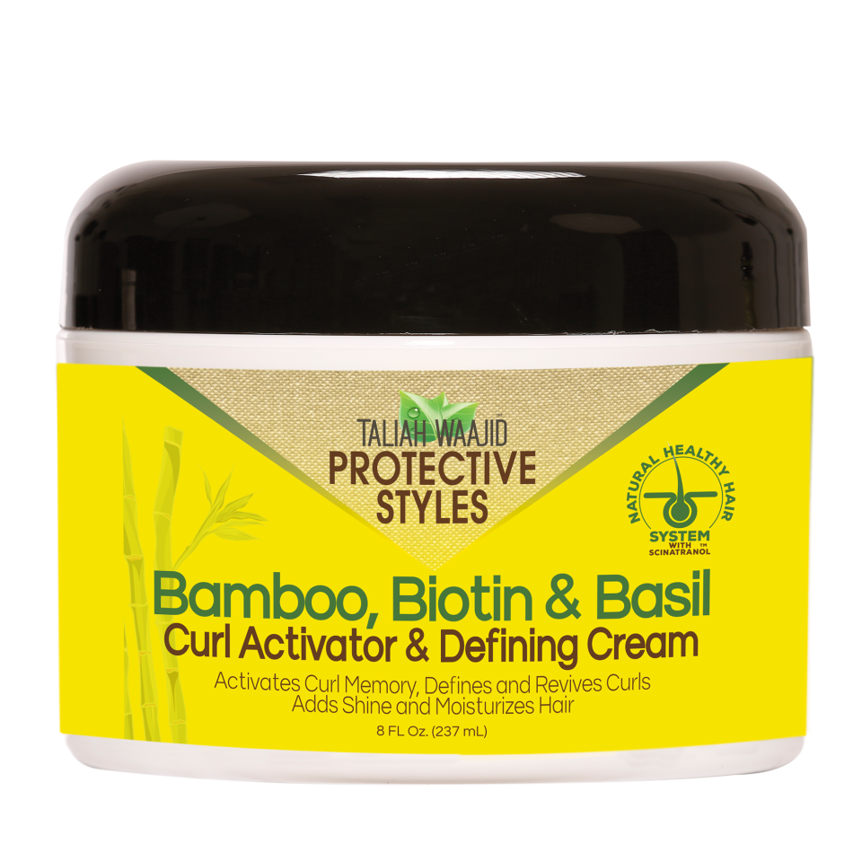 Taliah Waajid Protective Styles Bamboo, Biotin & Basil Curl Activator & Defining Cream