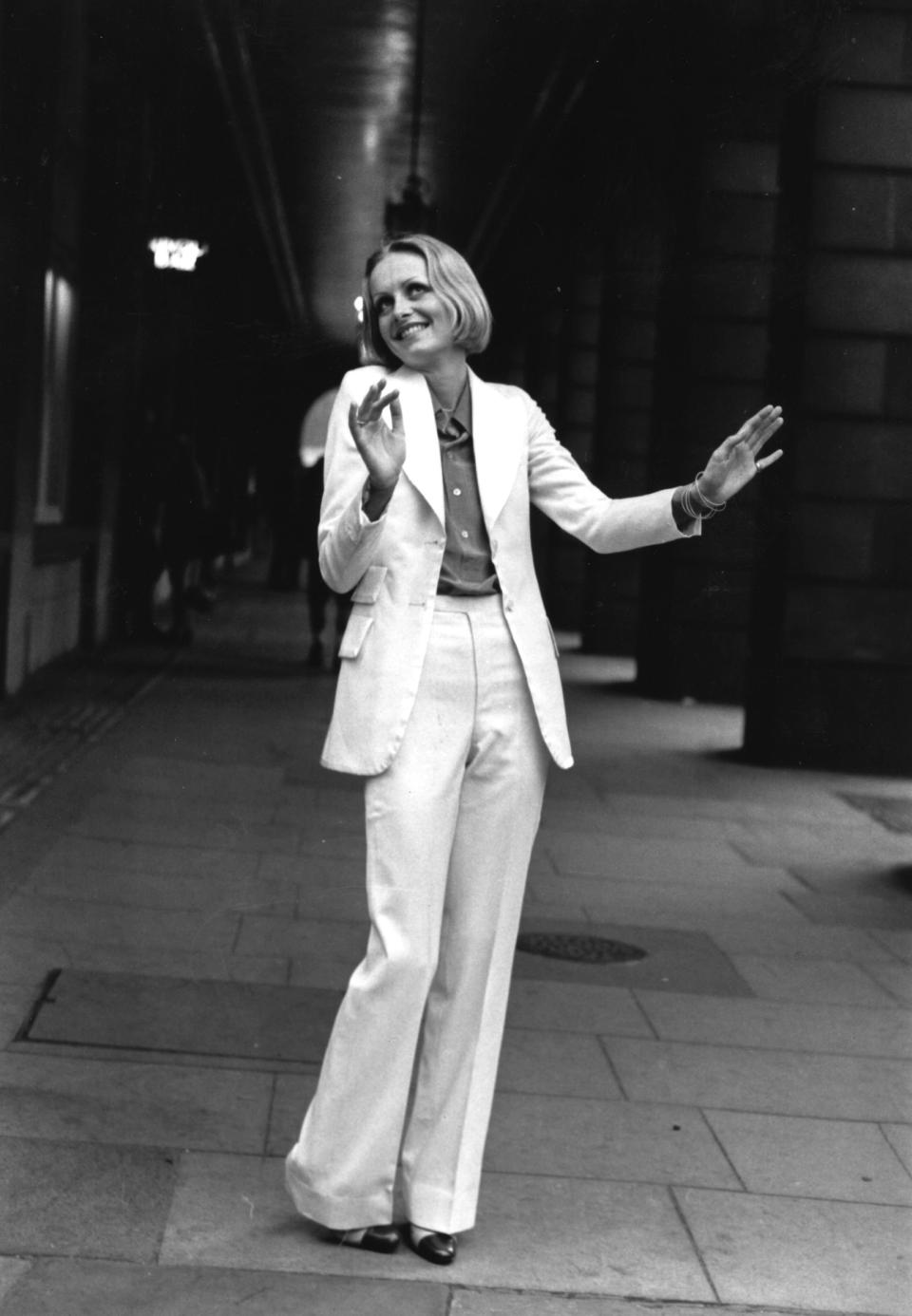 This outfit was featured in the Ken Russell film "The Boy Friend," which starred Twiggy.