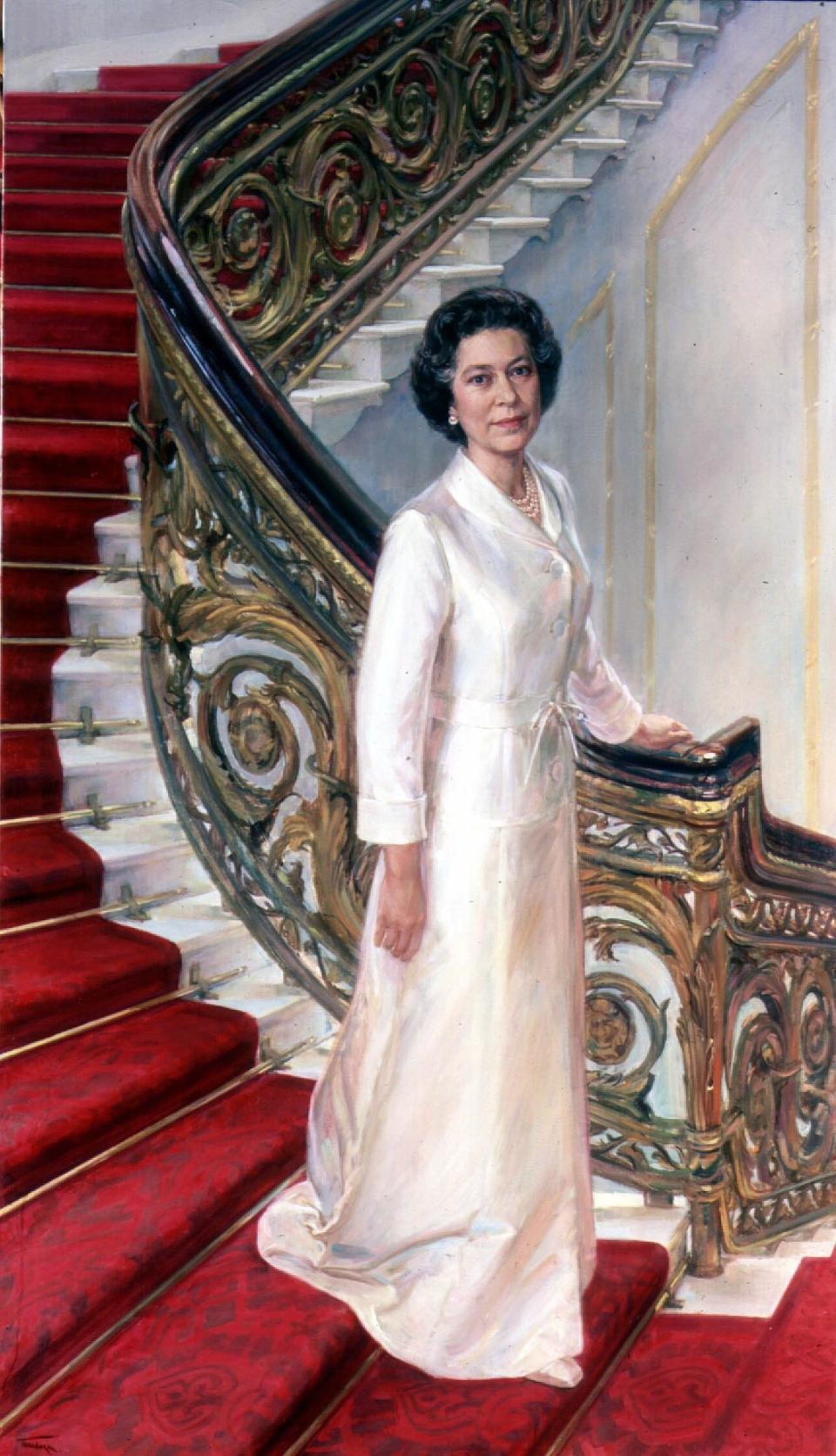 June Mendoza's 1981 portrait of the Queen