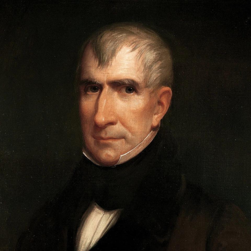 William Henry Harrison, the 9th president, 1841.
