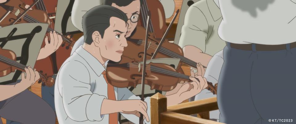 原作者黑柳徹子認證小栗旬的聲音與她在NHK交響樂團擔任首席小提琴家的爸爸很像，小栗旬的壓力才減輕不少。（双喜提供）