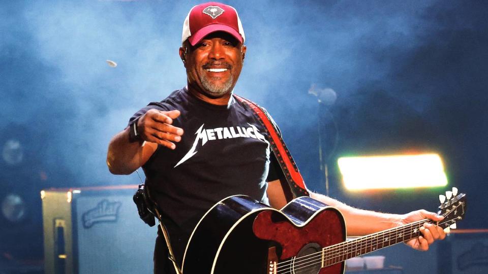 <em>Darius Rucker at a Nashville performance in October.</em>