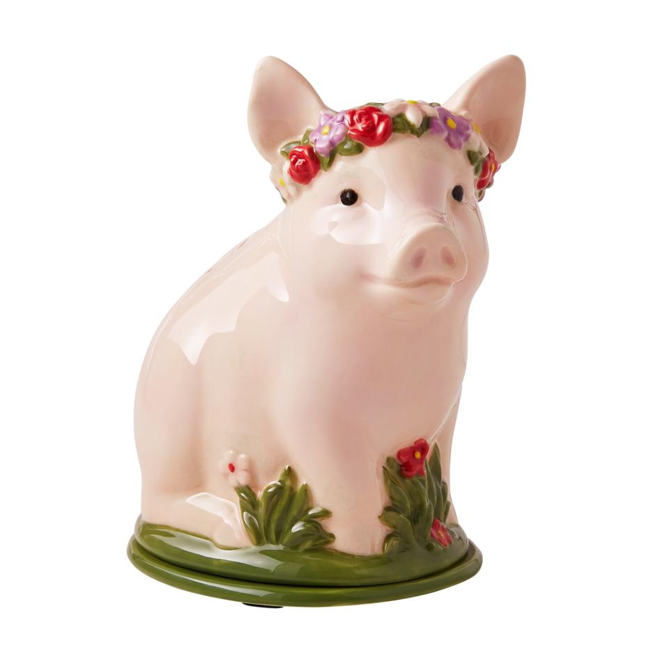 <p><a href="https://go.redirectingat.com?id=74968X1596630&url=https%3A%2F%2Fwww.walmart.com%2Fip%2FThe-Pioneer-Woman-Pig-Full-Size-Ceramic-Fragrance-Warmer%2F1500452831&sref=https%3A%2F%2Fwww.thepioneerwoman.com%2Fproducts%2Fa43260638%2Fthe-pioneer-woman-home-fragrance-walmart%2F" rel="nofollow noopener" target="_blank" data-ylk="slk:Shop Now;elm:context_link;itc:0;sec:content-canvas" class="link ">Shop Now</a></p><p>The Pioneer Woman Pig Full Size Ceramic Fragrance Warmer</p><p>walmart.com</p><p>$21.88</p>