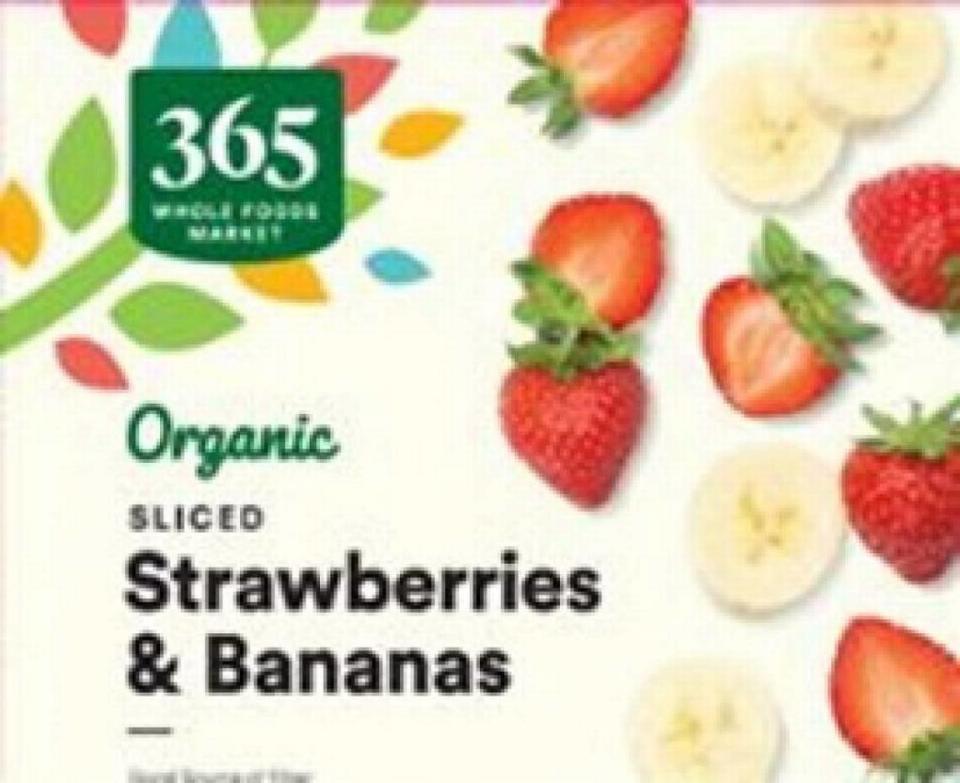 Whole Foods 365 Organic Sliced Strawberries and Bananas