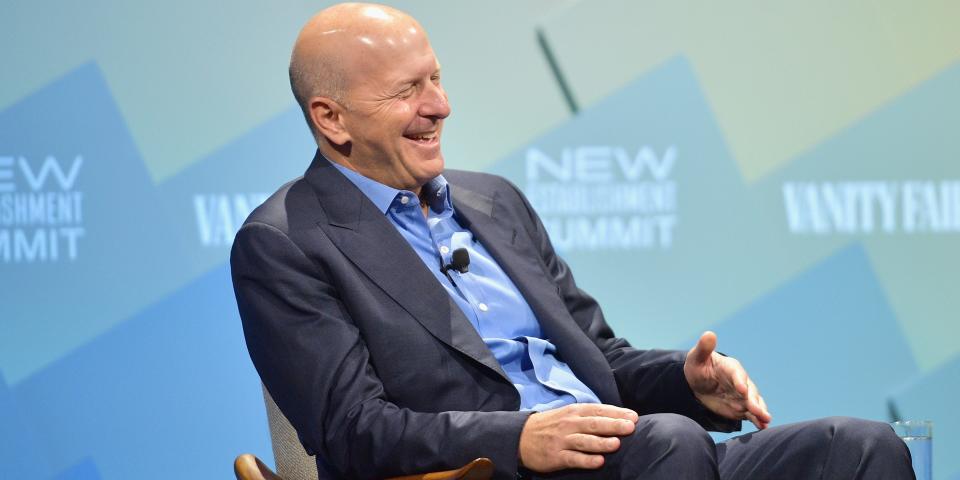 David Solomon, CEO of Goldman Sachs, 2018 Vanity Fair New Establishment Summit