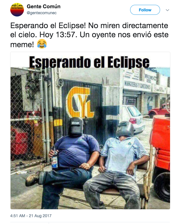 Memes del eclipse 2017