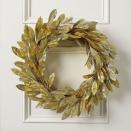 <p><strong>West Elm</strong></p><p>westelm.com</p><p><strong>$27.00</strong></p><p>Gold-leaf circlets symbolized victory in ancient Greece...and this glimmering wreath is a real winner. </p>