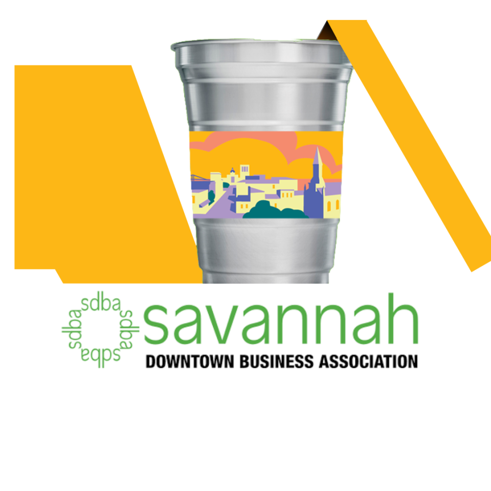 The Savannah Downtown Business Association is accepting to-go cup designs through Dec. 31. The selected artist will earn a $1,000 cash prize and will have their design featured through next year’s St. Patrick’s Day festivities and beyond. This image is of the 2021 design by Dana Richardson.