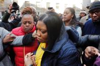 Tova Noel departs after a court hearing in New York City