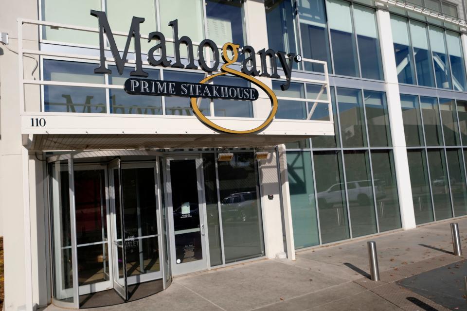 Mahogany Prime Steakhouse is pictured Dec. 18 at N Robinson and W Sheridan avenues in downtown Oklahoma City.