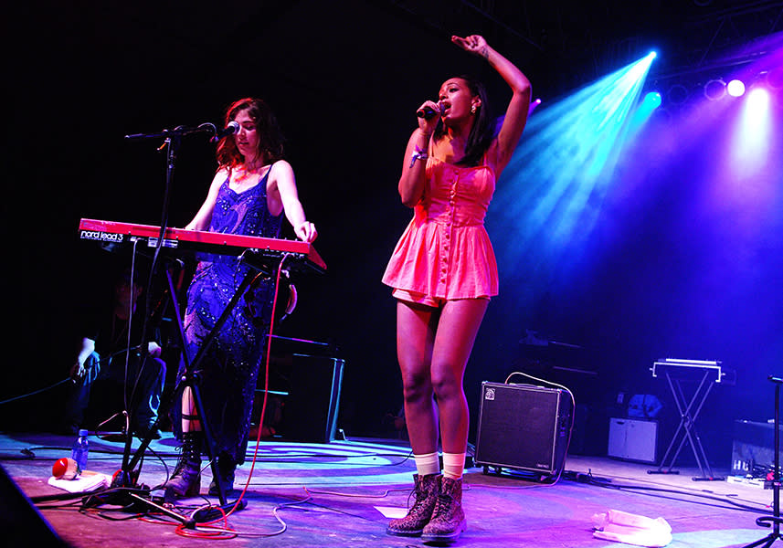 Jamming out with Solange Knowles at the 2009 Bonnaroo Fesitval