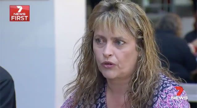 Branden's mum Kerrie Bowden. Source: 7News