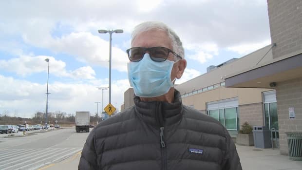 Don Thomas was among the first 148 people living in the Windsor-Essex community to receive the first dose of the COVID-19 vaccine.  (Jacob Barker/CBC - image credit)