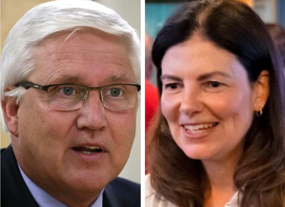 Chuck Morse and Kelly Ayotte are competing for the Republican nomination for governor of New Hampshire in 2024.