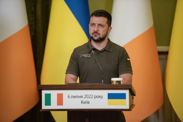 Zelensky limoge cinq ambassadeurs ukrainiens à l'étranger (Volodymyr Zelensky le 6 juillet à Kiev. Par Alexey Furman/Getty Images) (Photo: Alexey Furman via Getty Images)