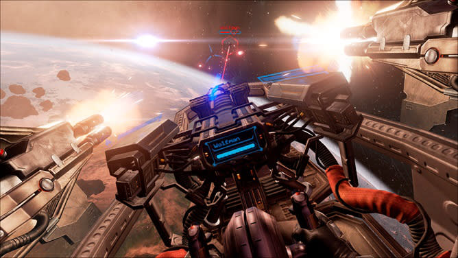 CCP's Eve Valkyrie is a virtual reality title, built with Unreal Engine 4.