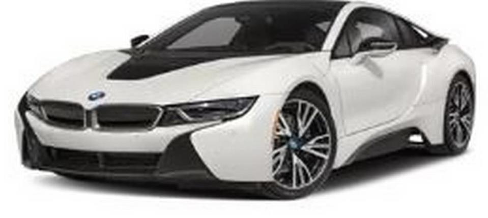 A photo of what the suspect’s white BMW i8 may look like.