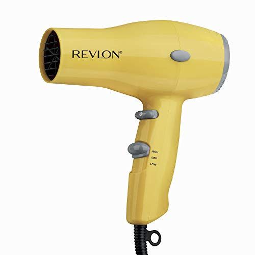 12) Revlon Lightweight + Compact Travel Hair Dryer
