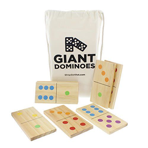17) Get Out! Giant Wooden Dominoes