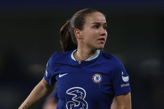 Guro Reiten of Chelsea looks on during the UEFA Women's Champions News  Photo - Getty Images