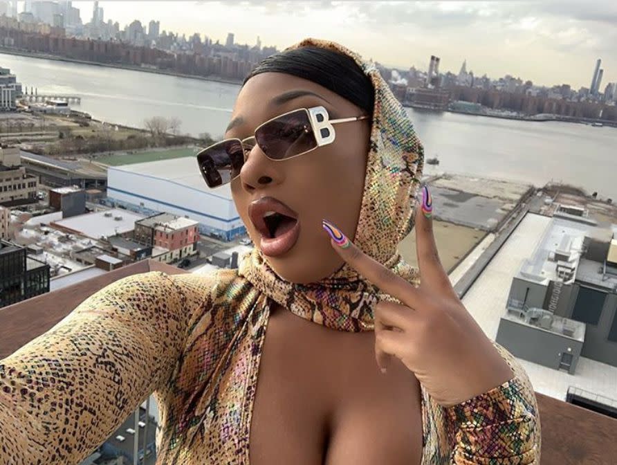 "I’m sorry the person you are trying to reach is unavailable," the rapper captioned this sass-filled selfie while in New York City on Feb. 9, 2020.