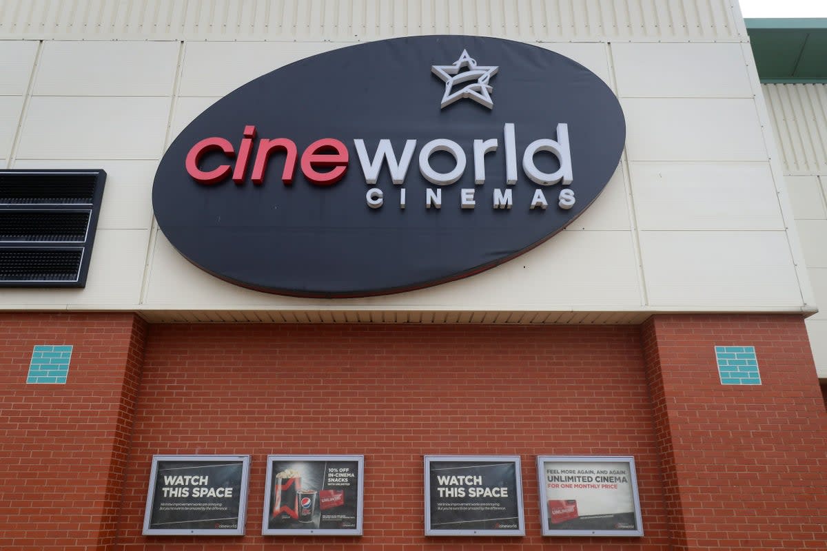 Cineworld has 128 cinemas across the UK and Ireland (PA) (PA Archive)