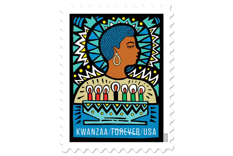kwanzaa postage stamp