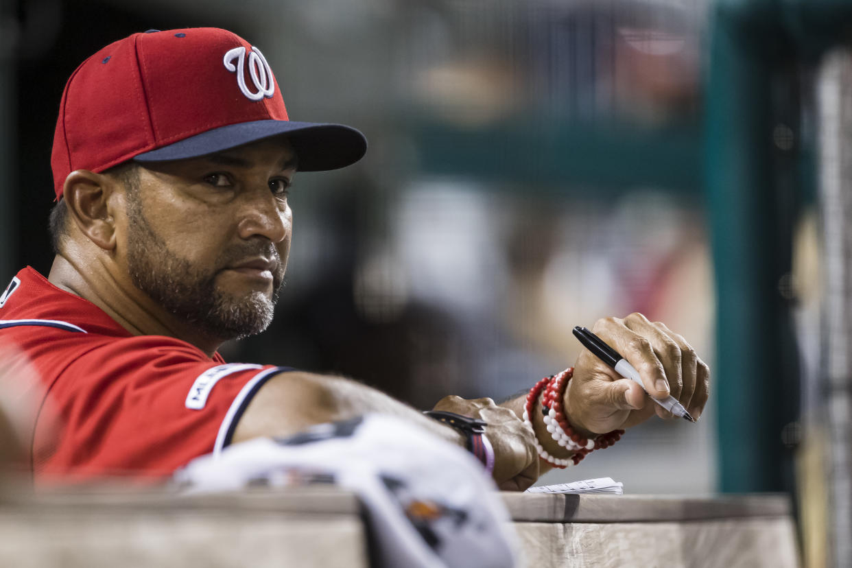Dave Martinez remains in a Washington hospital after undergoing a diagnostic heart procedure. (Getty)