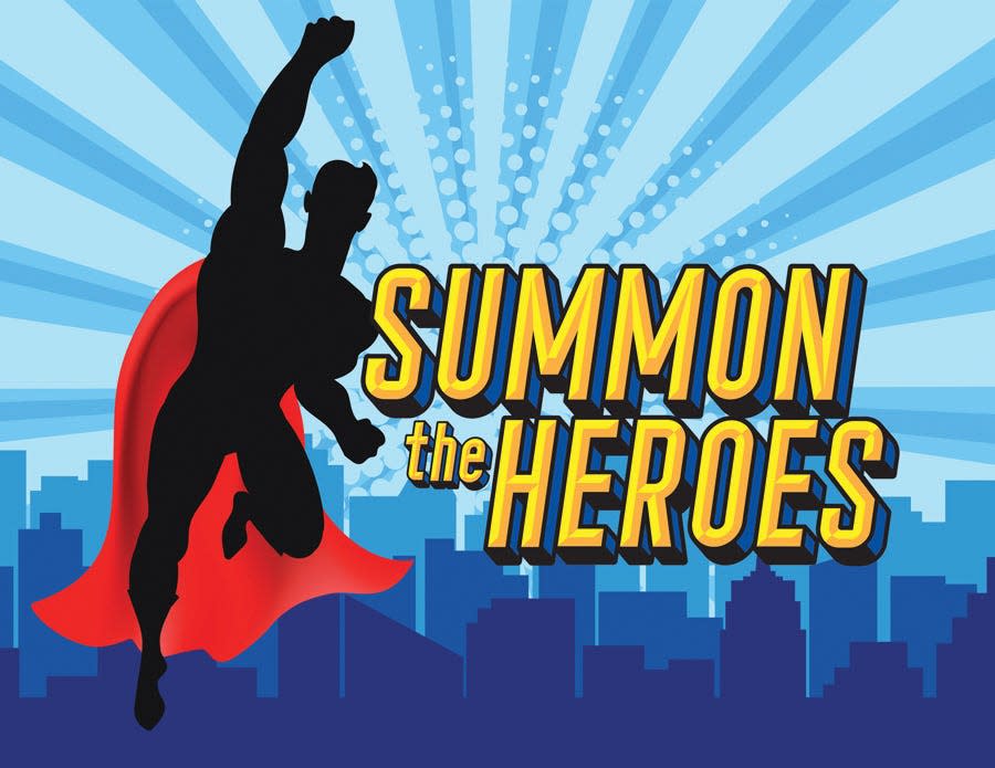 The artwork for Norther Dutchess Symphony Orchestra's &quot;Summon the Heroes&quot; concert.