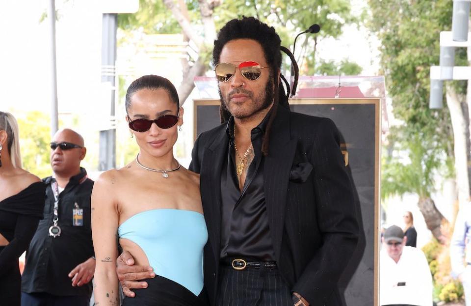 Lenny Kravitz décroche son étoile sur le Walk of Fame : sa fille Zoë livre un discours touchant