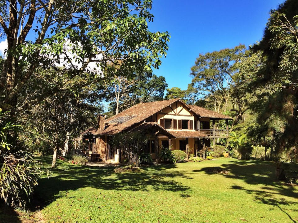 <p>Tucked in the heart of the Atlantic Rainforest in Nova Friburgo, Brazil is a rustic lodge, which can be yours for $224 a night. (Airbnb) </p>