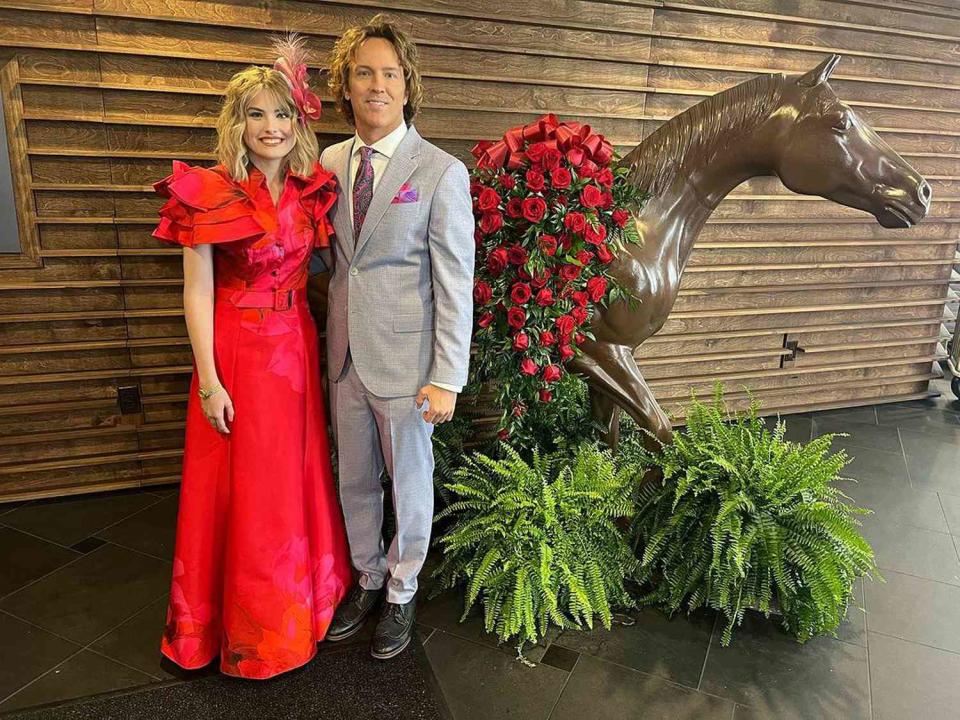 <p>Instagram/larryanddannielynn</p> Dannielynn Birkhead and Larry Birkhead at the 2024 Kentucky Derby.