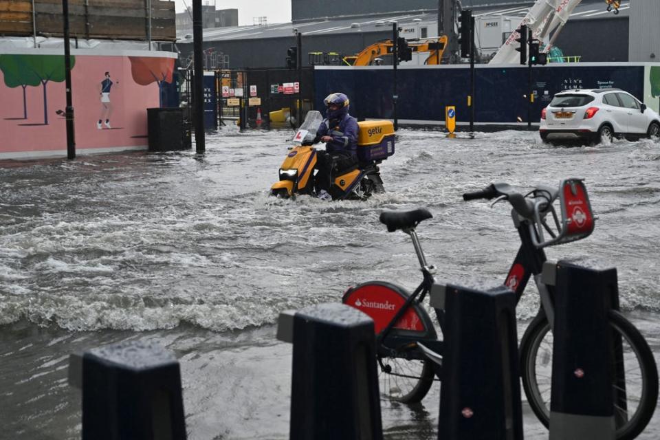 Heavy flooding hit the capital in July (AFP via Getty Images)