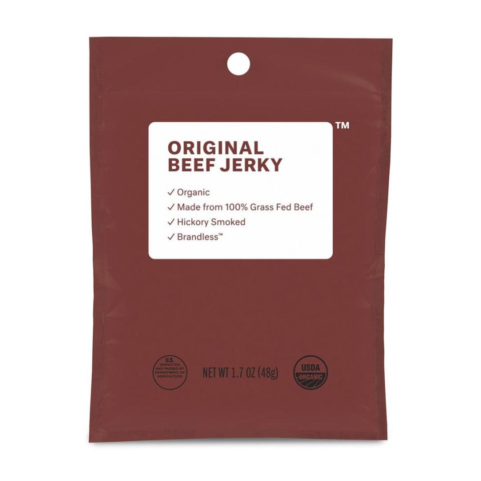 Salty: Brandless Organic Original Beef Jerky