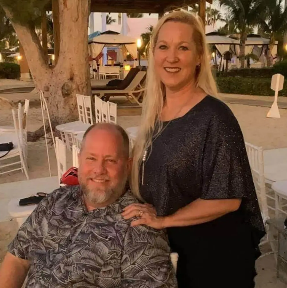 Tanya Gotcher says that she was kept waiting on hold with 911 in Austin while her husband collapsed and died from a heart attack in May (Tanya Gotcher/Facebook)