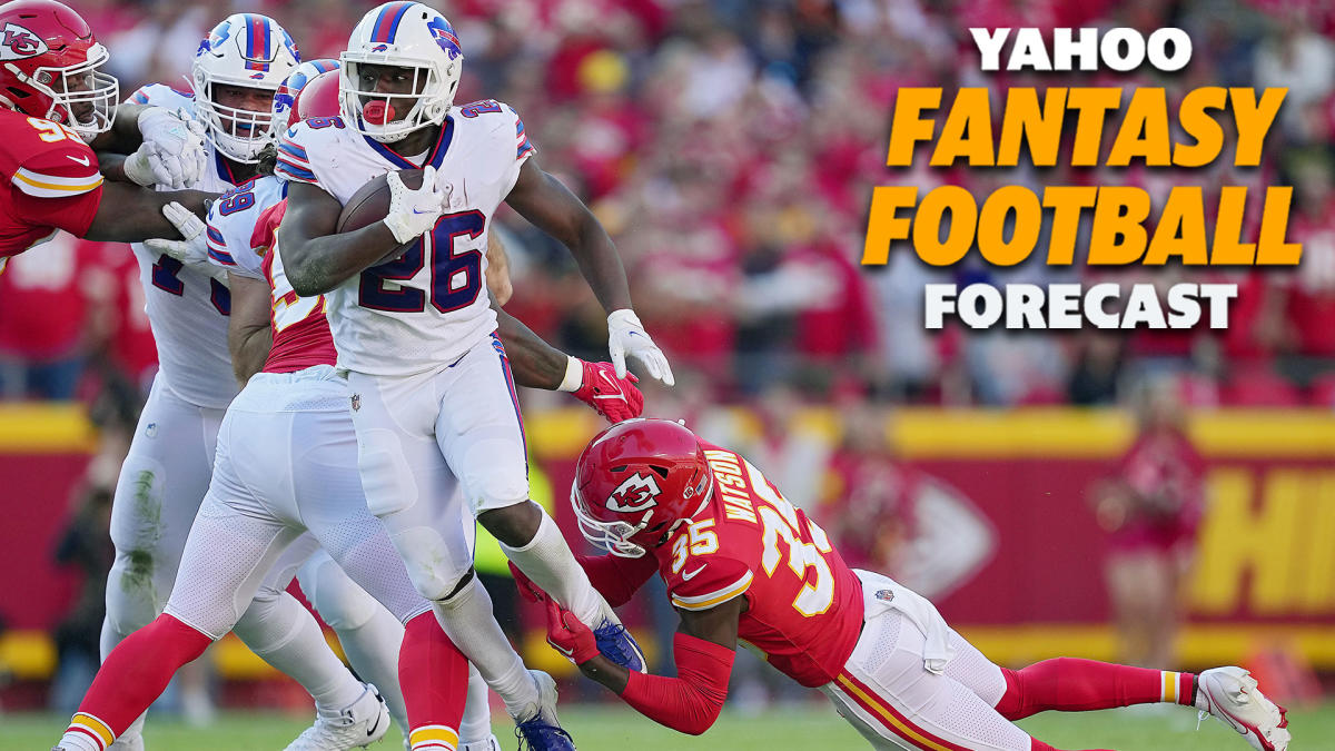 Bills vs Chiefs Fantasy Football Worksheet, Week 6