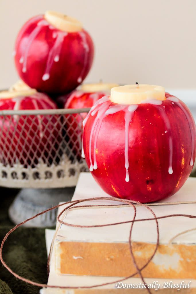 Apple Candle Holders