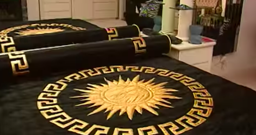 Missy Elliott's Versace Bed