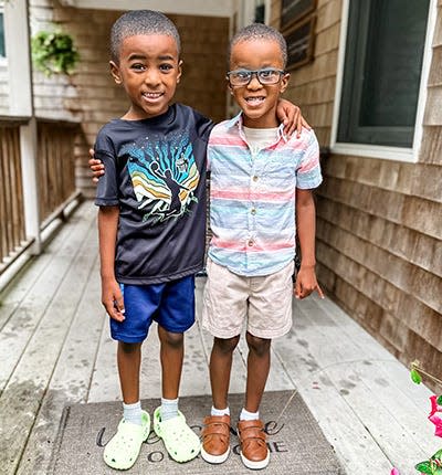 Elijah, 4, and Jeremiah, 5