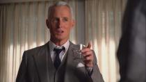 <p>Roger Sterling's greatest characteristic above his wits is being a people person, which heavily drives the success of the company. He often found himself regretting his words instead of thinking before he spoke, which would get him into trouble. With a prickly exterior, constant wisecracks and a wry smile, viewers soon learned that beneath the layers he loves and cares deeply for the people around him. He was a brother to Don Draper, and without their bond throughout the show, we don’t think Don could have survived.</p>