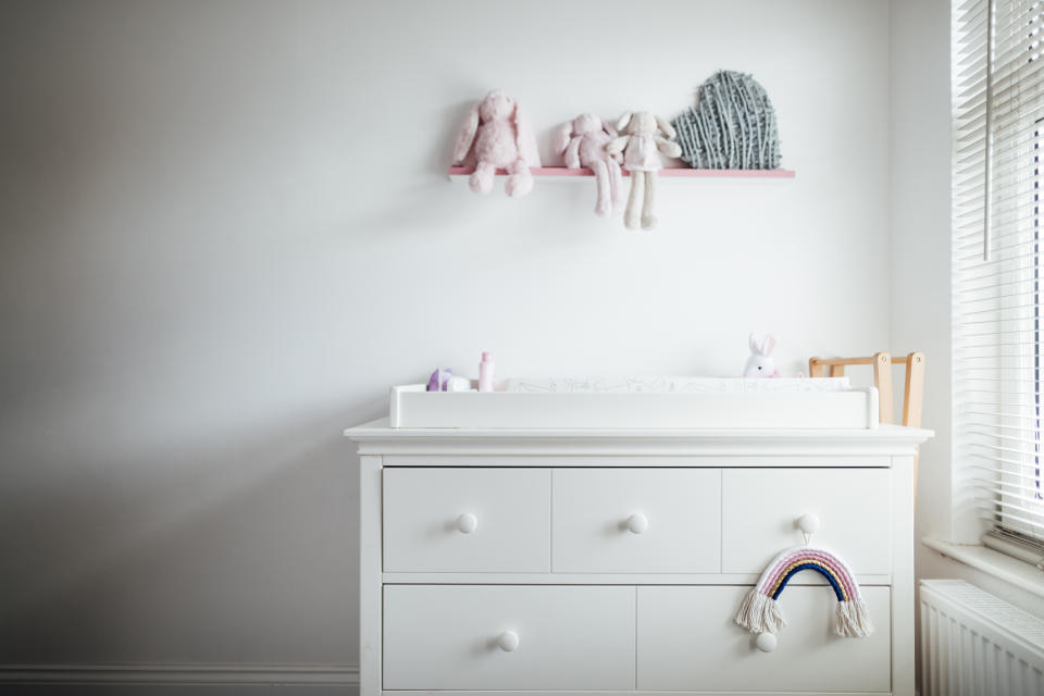 A baby nursery