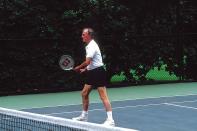 <p>Back in 1991, former President George H.W. Bush once played doubles tennis with South Korean president Roh Tae Woo against their official ambassadors. </p>