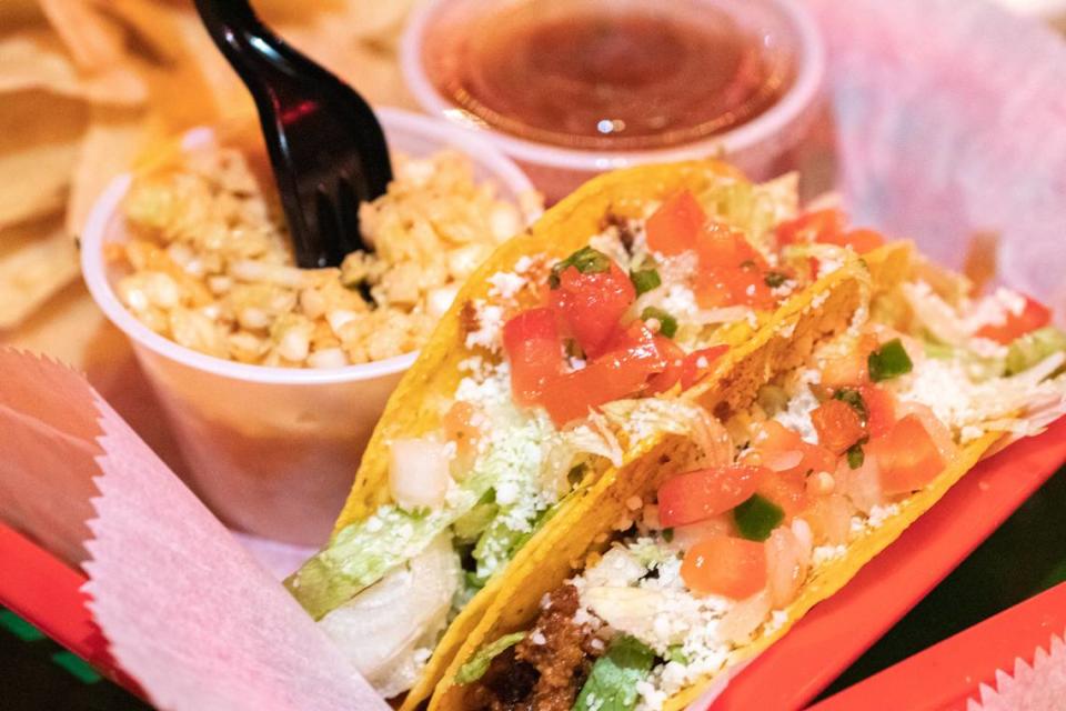 Taco Mama offers tacos with a variety of options, including chorizo, ahi tuna, tofu and veggie mix.